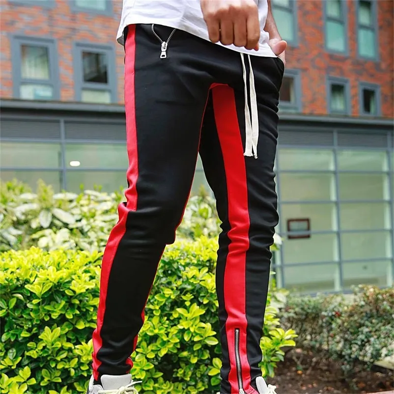 Men's Pants Hip Hop Mens Joggers Casual Fitness Men Sportswear Tracksuit Bottoms Skinny Sweatpants Trousers Black Gyms Track Pant 220826