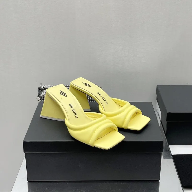Scarpe con tacco clearance largo gialle