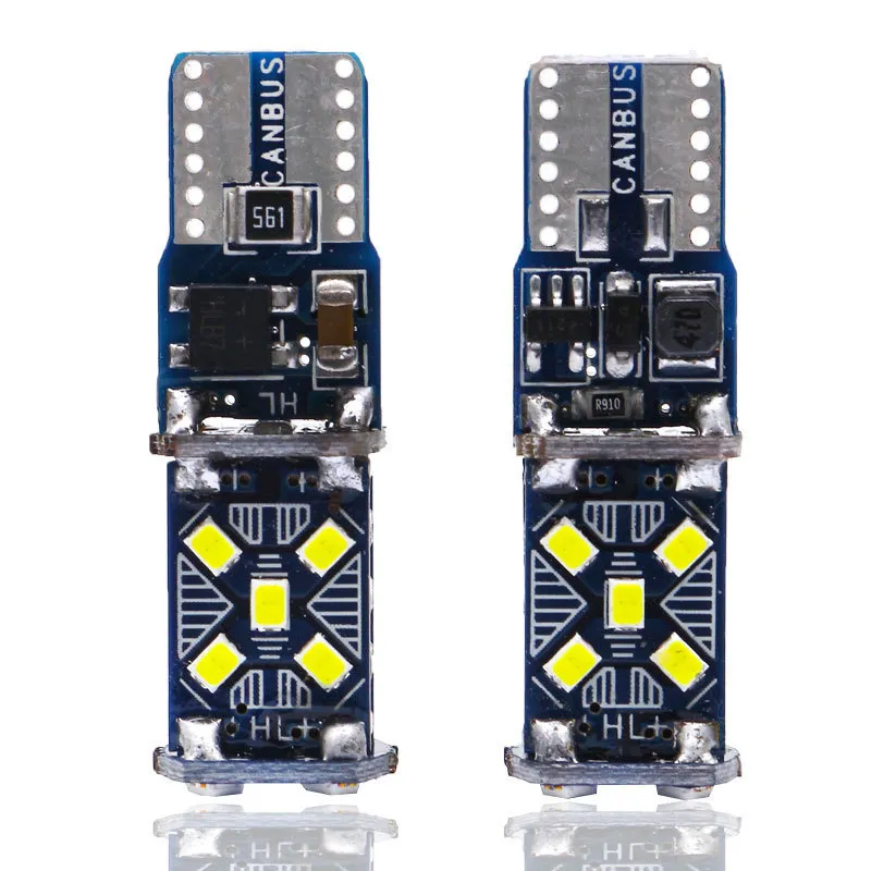 AutoGoody 2x Hot Pink LED Parking Light Bulbs – 168 2825 194 – 5050 SMD Wedge Bulbs