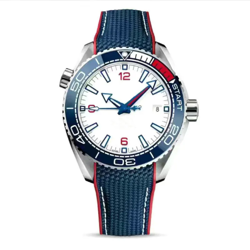 Lederen horloge lederen oceanspring herenontwerper horloges hoogwaardige luxe automatische mechanische bewegingsgordel sport duiken mode reljes