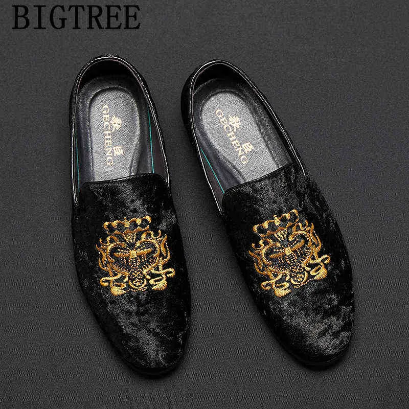 Formal Shoes Men Classic Coiffeur Dress Elegant Evening Italian Brand s Loafers Big Size 48 Buty220513