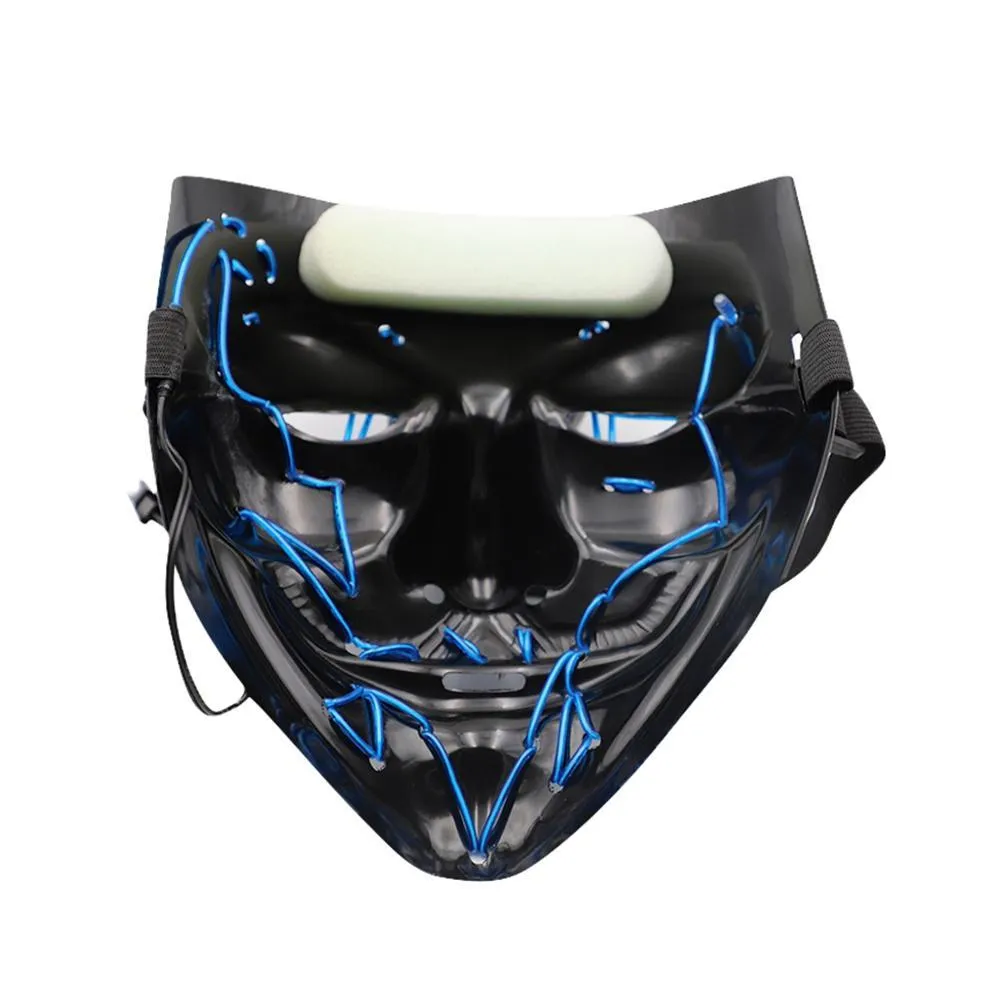 Cosmask Halloween Neon Mask Led Mask Masque Masquerade Poptrend ...
