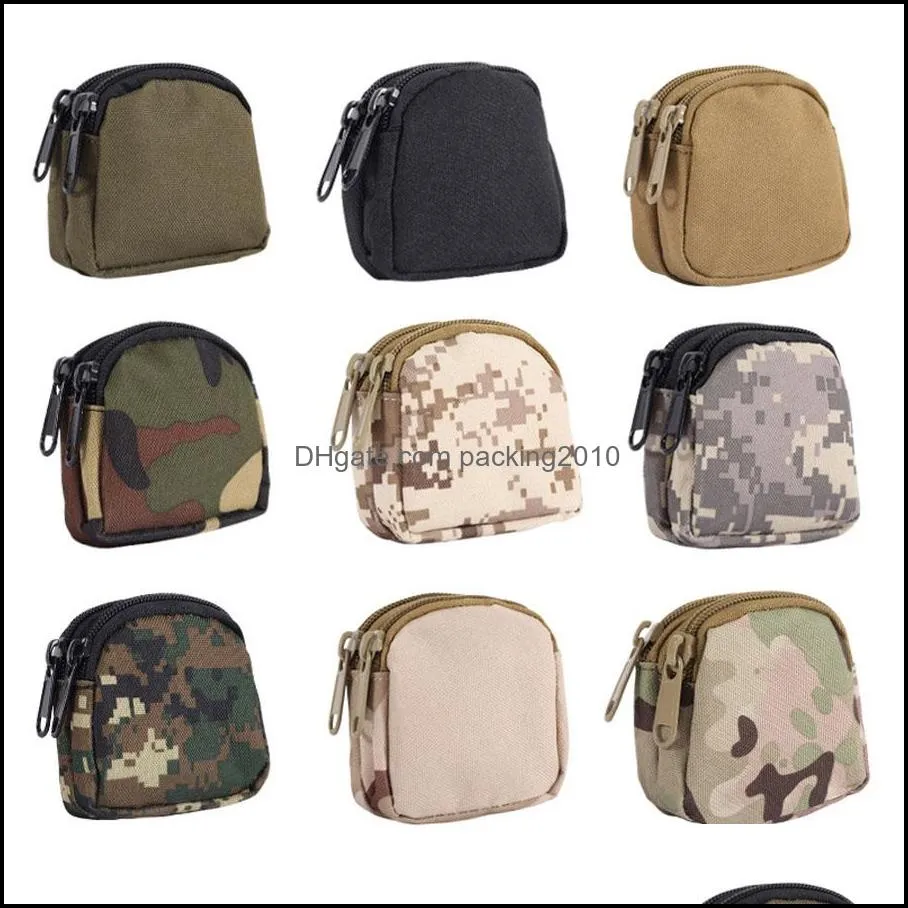 nylon fashion waterproof mini sports pockets camouflage tactical waist bag outdoor camping military tactical waist pockets dh0820 t03