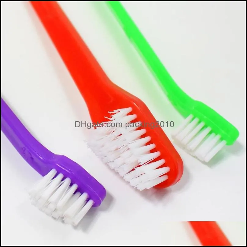 800 PCS Pet Supplies Cat Puppy Dog Dental Grooming Toothbrush Dog Health Supplies Color Random Send