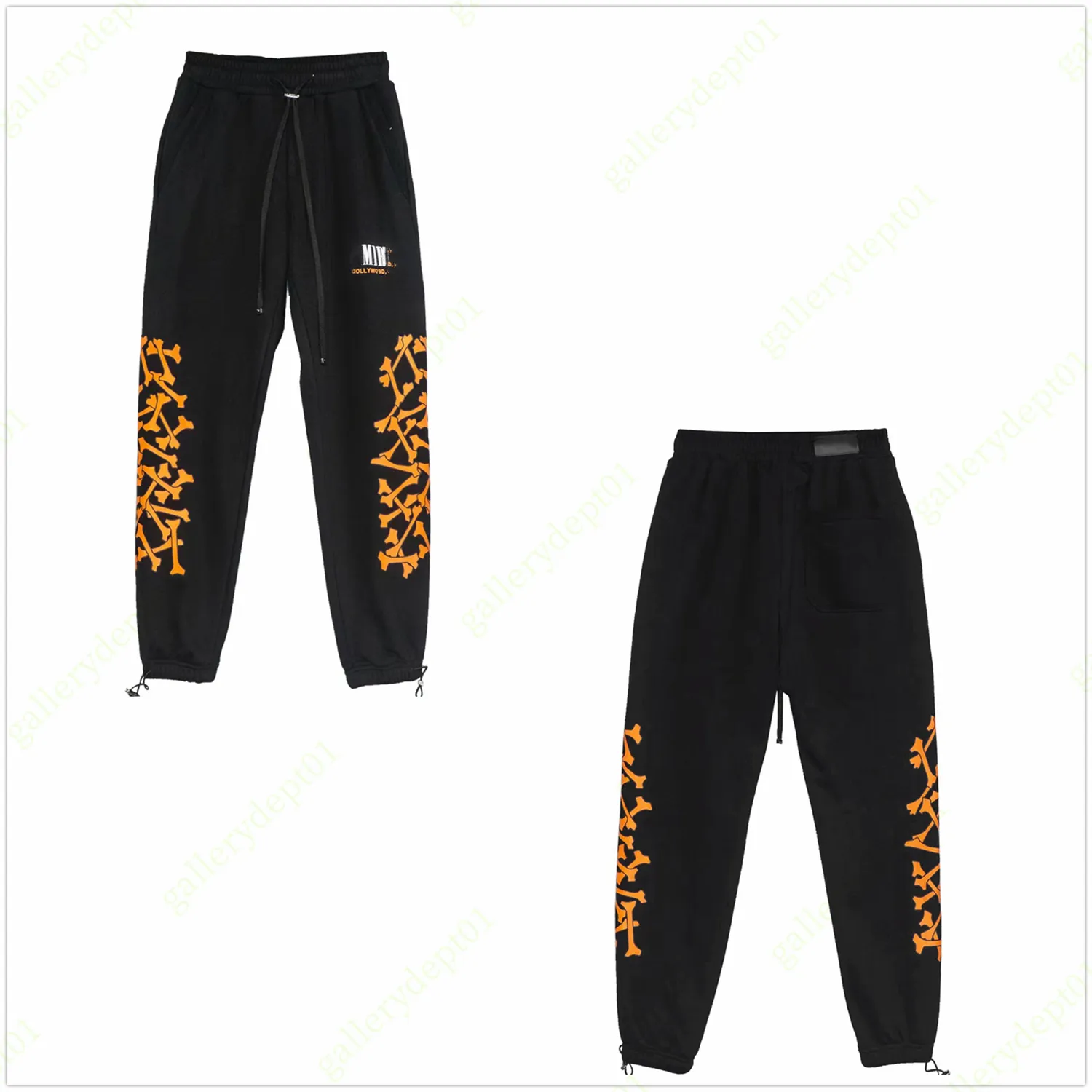 2022 calça cargo masculina designer de moletom de algodão puro Alta qualidade tech velo letras tassel jogger Solta versão casual oversized jogging Terry pant joggers BK36