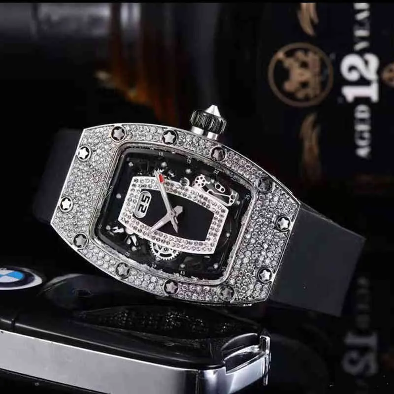 Luxusuhr Datum Luxus mechanische Uhr 2022 weibliche Dekoration Diamant Marke Es Freundin Frau Geschenk Schweizer Bewegung Armbanduhren