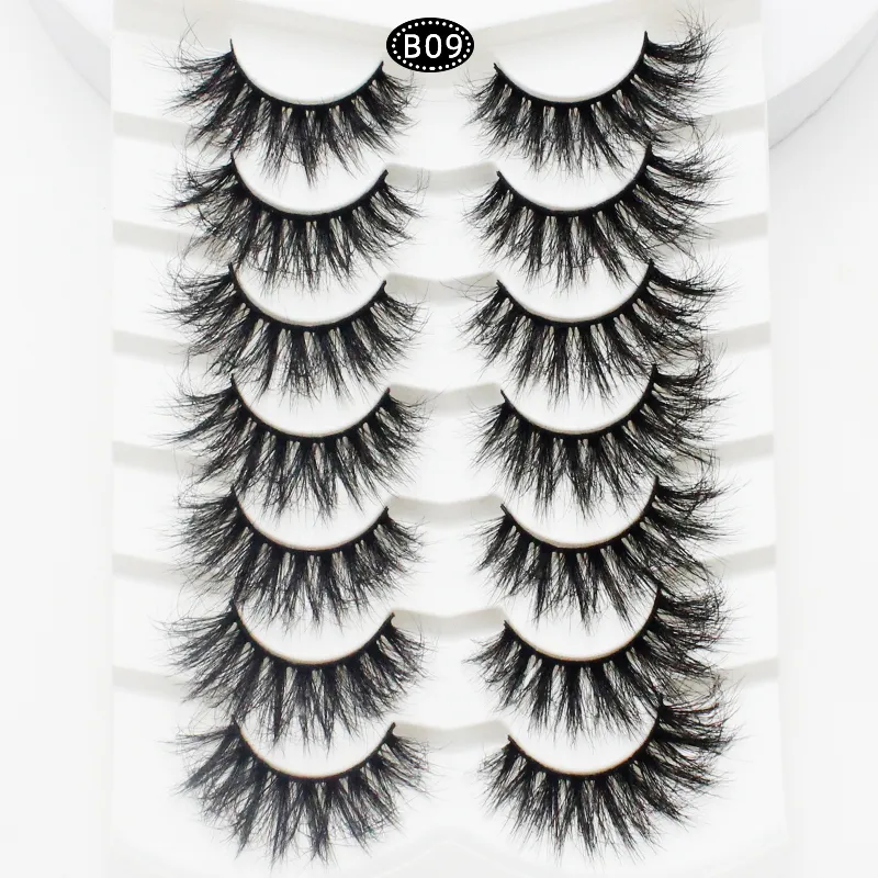 10 Paar Künstliche Wimpern Cat Eye 8D 20 Mm – Flauschig, Dramatisch, Vegan & Wiederverwendbar