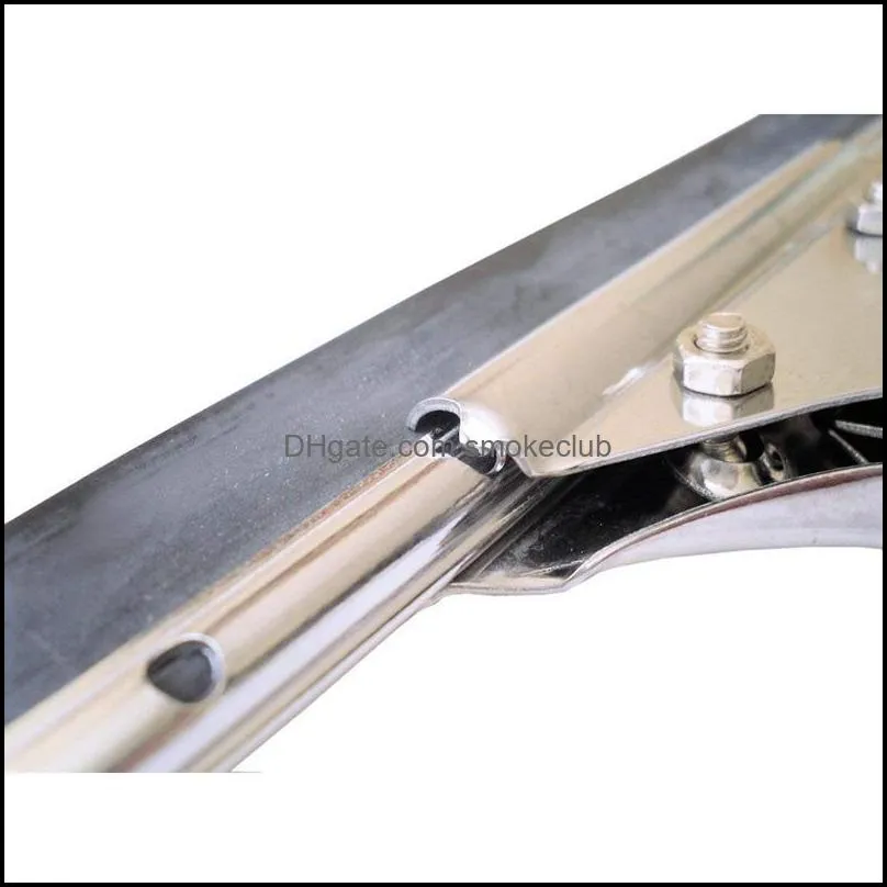 Squeegees -Silver Stainless Steel Glass Cleaning Scraper Wiper - 45cm