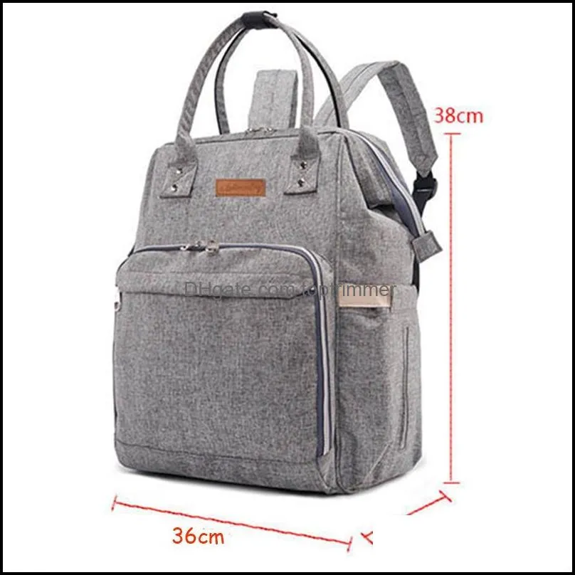Colors Fashion Mummy Maternity Nappy Bag Brand Large Capacity Baby Travel Backpack Designer Nursing For Care Diaper Bags