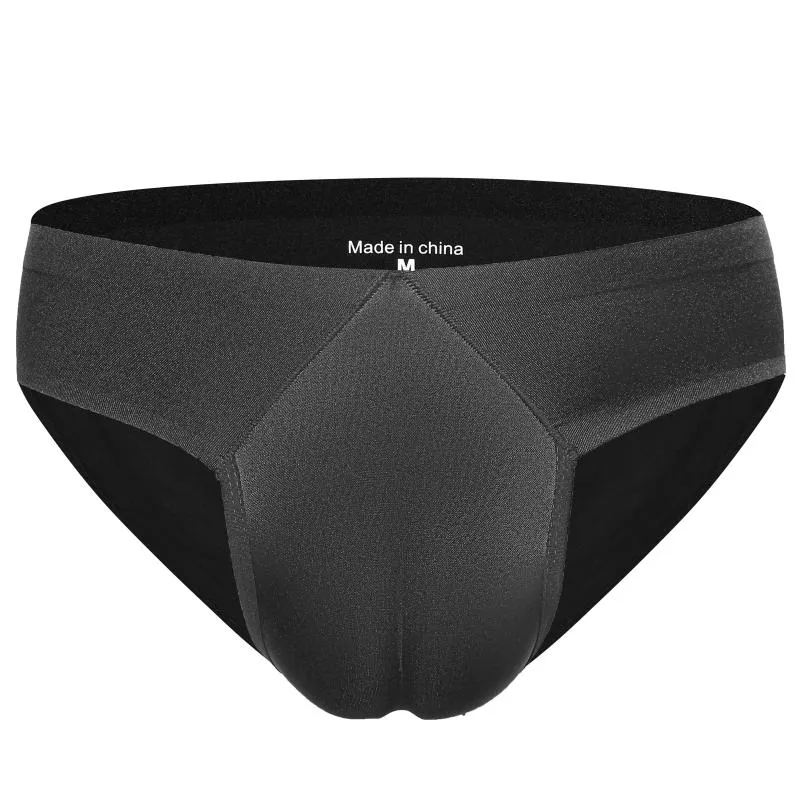 Mens Ice Silk Hiding Gaff Butt Enhancer Panties Soft, Breathable