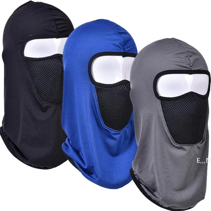 Passamontagna Sciarpa Sci Cappuccio da ciclismo Maschera integrale Copricapo Moto Protezione solare e antipolvere Copricapo antivento Cappello da equitazione BY SEA GCB14989