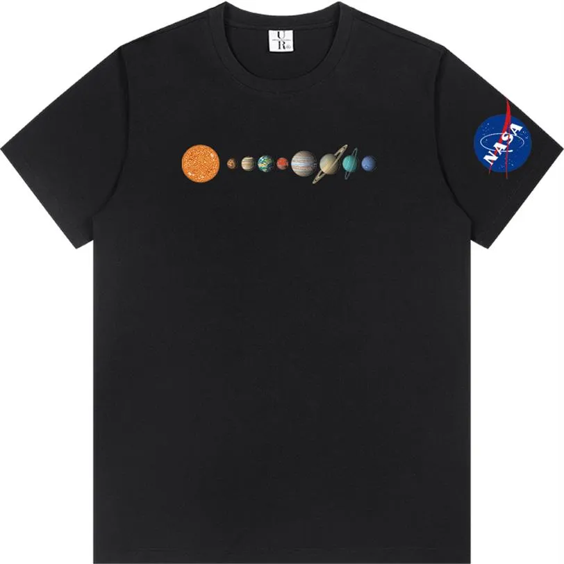 National Aeronautics Space Administration NASA T-shirt noir gris gris rouge rose blanc et femmes 37229b