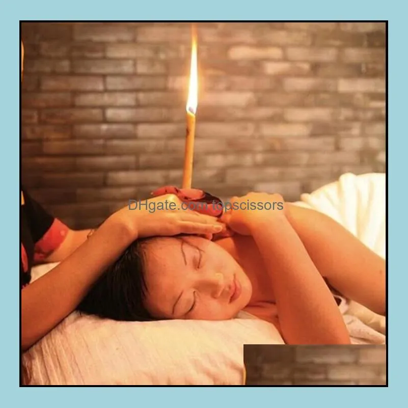 High-Quality Therapy Natural Beewax Ear Candles Ear Care Candles Straight Style Indian Theraphy Ear Candle tcm therapy