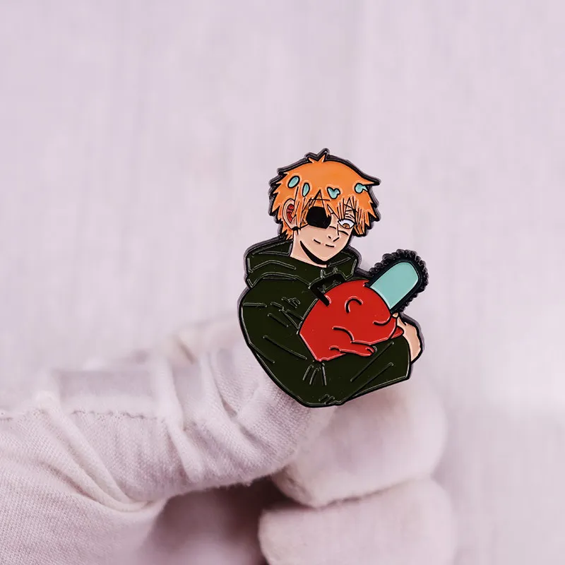 Em promoção! Cospaly Anime Motosserra Homem Pochita Insígnia Broche De  Pinos De Broche Para As Mulheres, Homens Bonito Dos Desenhos Animados  Esmalte Broche De Mochila De Cowboy ícone Insign