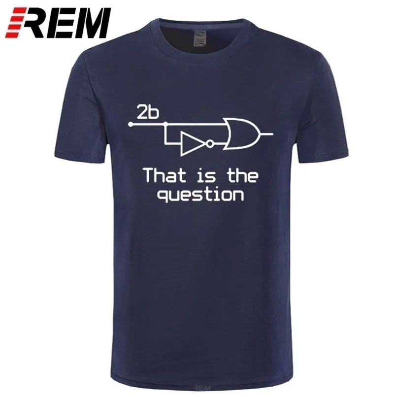 REM zomer grappig om te zijn of niet te zijn elektrotechnisch t -shirt katoenen korte mouw T -shirt 220527