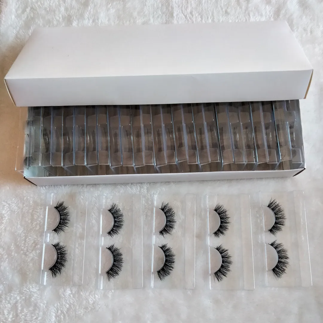 Wholesale Faux Mink Eyelash Cruelty Free Vegan Lashes 6d Private Label Silk False Eyelashes