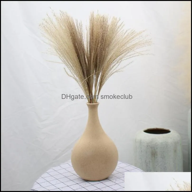 Decorative Flowers & Wreaths Natural Dried Pampas Grass Decor Real Artificial Bouquet For Wedding Venue Layout Elegant Indoor Home