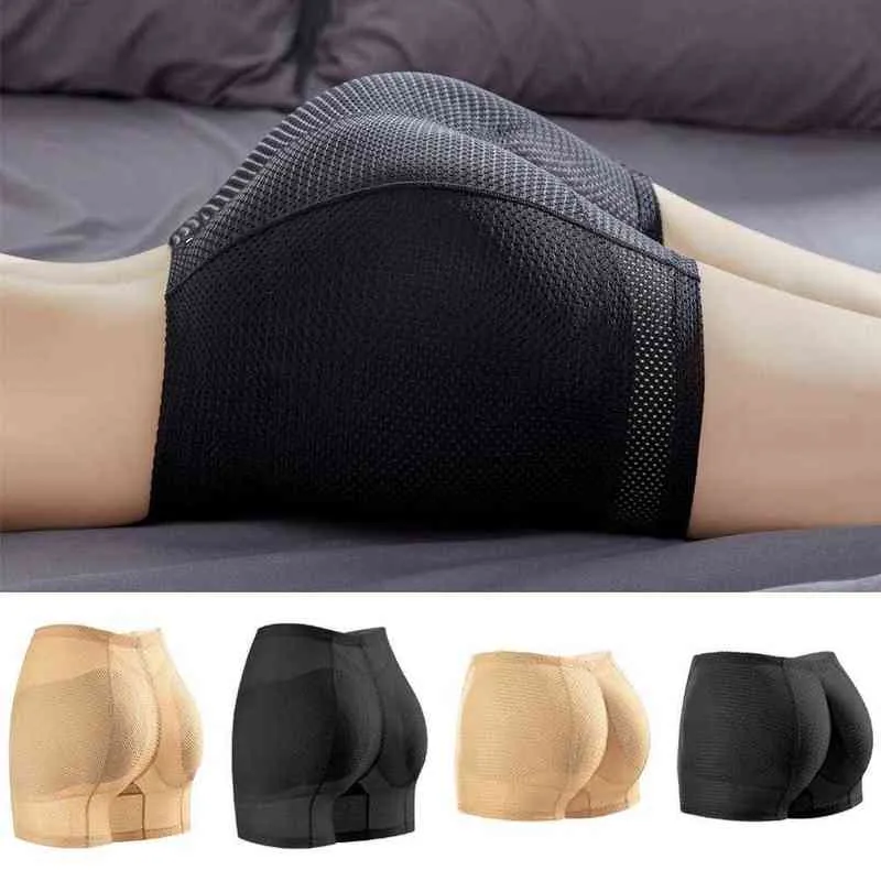 Women Butt Lifer Body Shaper Tummy Control Panties Buttocks Open Instan Padded BoysHorts Hip Enhancer Slimming Underwear Y220411