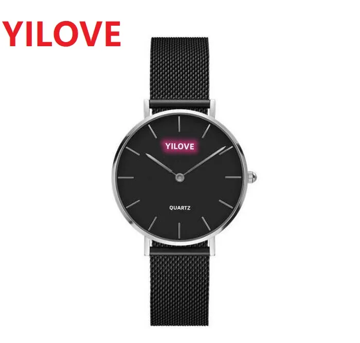 femmes de luxe ultra mince montre 32mm Mode Femmes Petite Robe Montres Entièrement En Acier Inoxydable Maille Relogio Feminino Lady Importé Mouvement À Quartz Montre-Bracelet Cadeaux