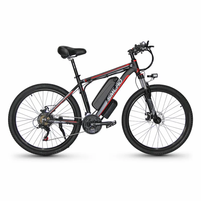 Smlro C6 Aldult 26inch Mountain Electric Bike 48V 13AH 750W Elektrisk cykel med avtagbart batteri 21 Snabb Shimano Shifter Ebike