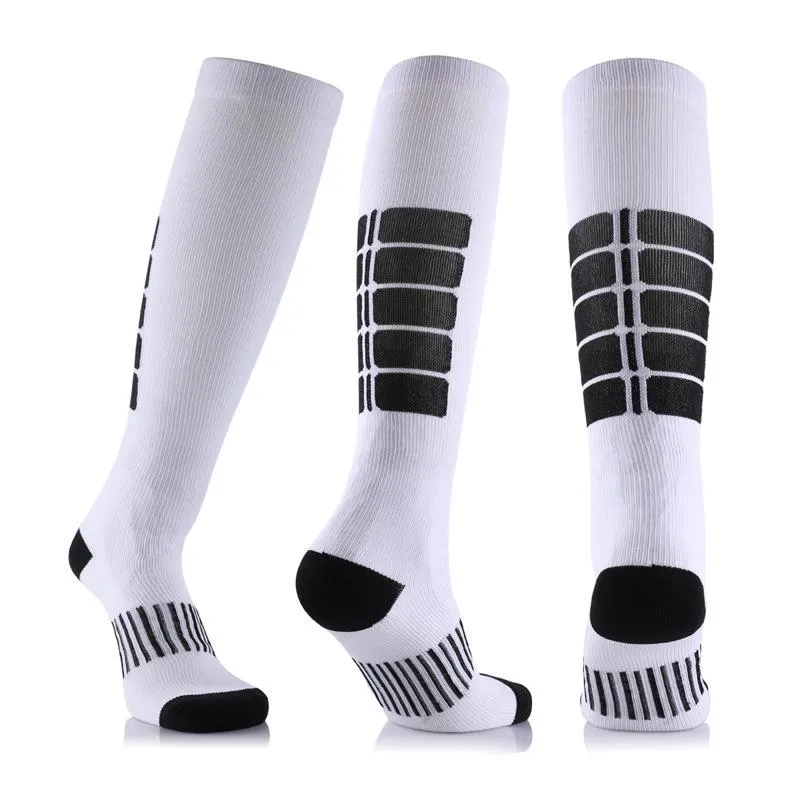 Sportsokken compressiekousen basketbal voetbal voetbal team outdoor nylon comfortabele fitness voor man vrouwen rennen