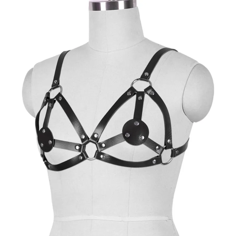 Dropship Women Bondage Body Harness Lingerie Goth Crop Tops