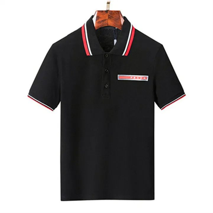 2022 designer striscia polo magliette serpente polo ape floreale mens High Street moda cavallo polo T-shirt di lusso p00003