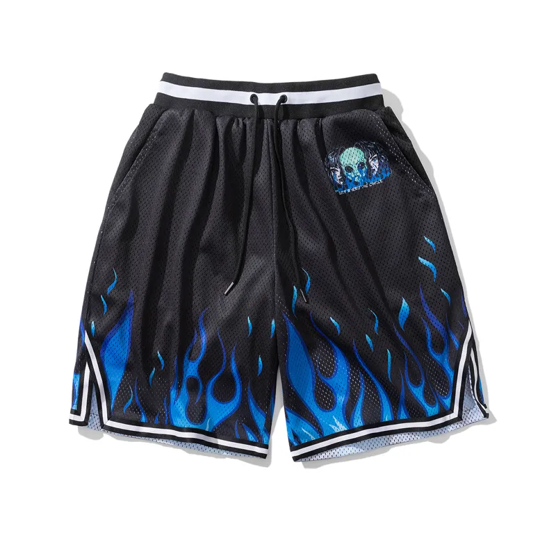 Basketball Shorts Hommes Respirant Dessins Animés Comics Sweat Shorts En Plein Air Running Sports Fitness Pantalons De Survêtement Courts Loose Beach Shorts 220421