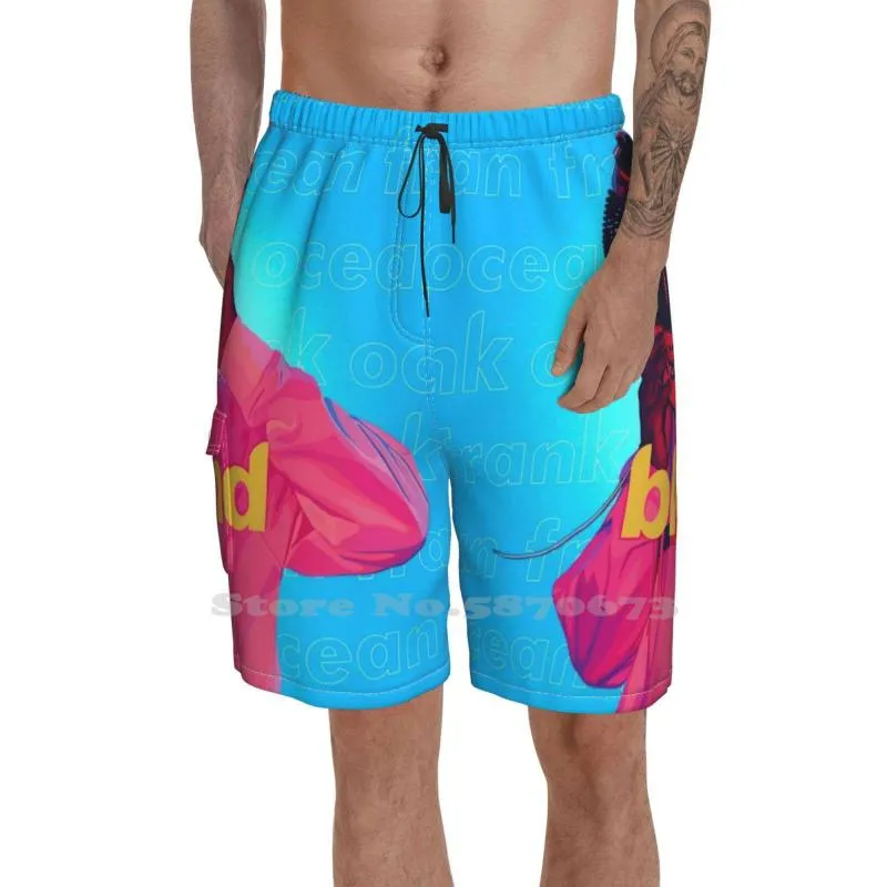 Shorts masculinos de moda masculina de praia motocicleta rosa azul smymen's