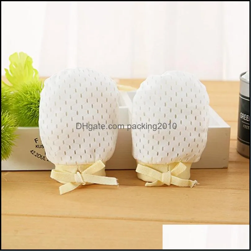 newborn baby mittens no scratch baby gloves home textile newborn mittens with anti falling strap for infant