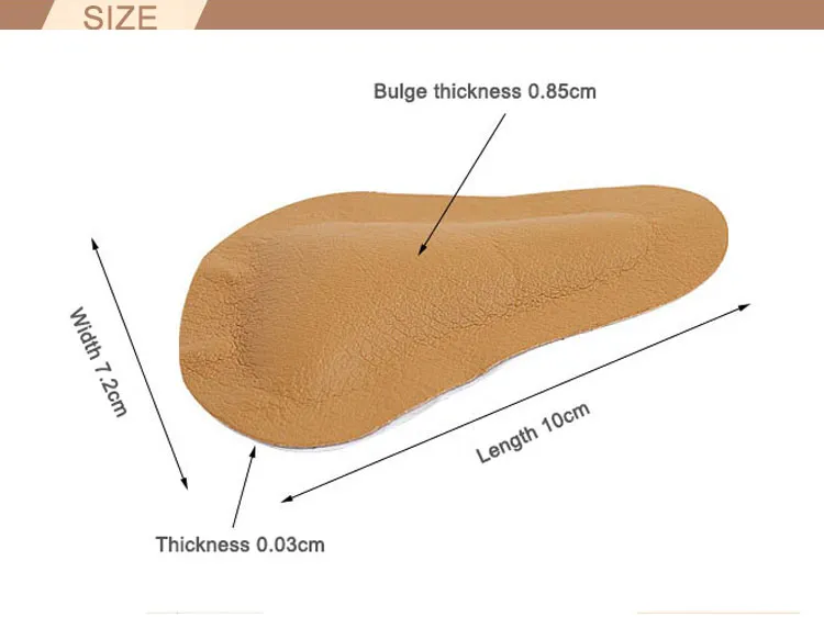 Leather Arch Supports Forefoot Pads xA6