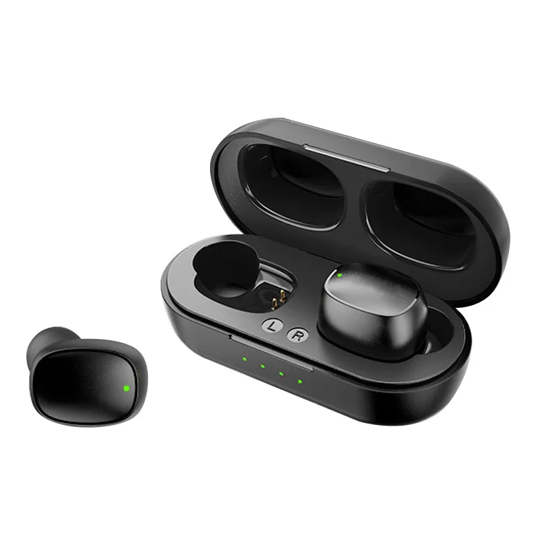 سماعات الأذن لجهاز iPhone Samsung Gaming Wireless Bluetooth Headfphone Handsfree Cuffie Music In-Ear Mini Earging Case Hifi Binaural Earbud Auto Injor