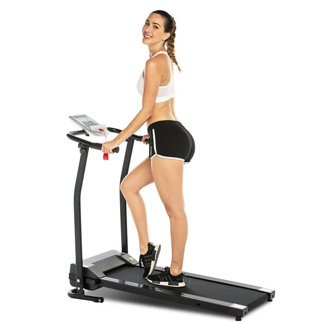 Smart Electric Folding Treadmill Running Machine Fitness Treadmills Auto Stop Safety LCD Display Tracking Fitness Equipment