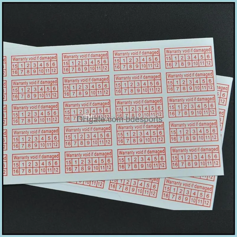 warranty label sticker void if seal broken or removed 1.5x0.5cm for 500pcs/lot Free shipping
