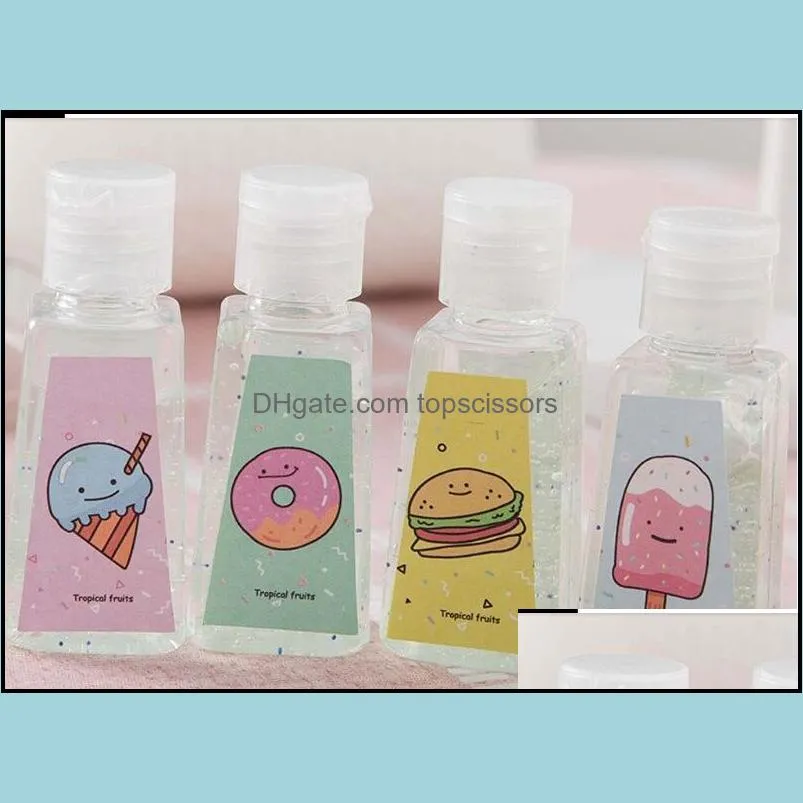 30ML Mini Hand Sanitizer 30ml Disposable Liquid Soap Lotion Portable Hand Sanitizer No Clean Detergent Cartoon1