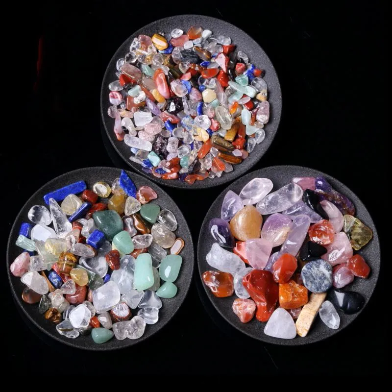 Decorative Objects & Figurines 50g 3 Sizes Natural Mixed Quartz Crystal Stone Rock Gravel Specimen Tank Decor Stones And MineralsDecorative