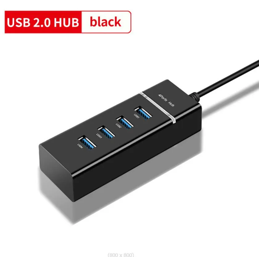USB 3.0 / 2.0 HUB 1 to 4 Port Hi-Speed (120cm / 30cm)