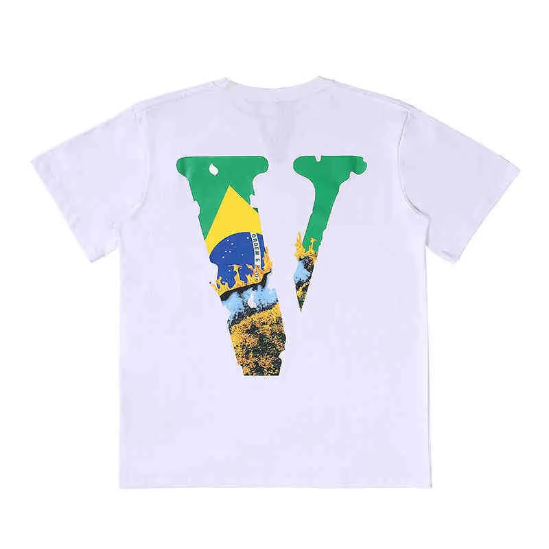 通販オンライン デザイナーファッションビーチtシャツストリートファッションブランドfujiwaraブラジルの旗limited Vlonesメンズ半袖tシャツ 正規品 の人気商品 Vtech Computer Com