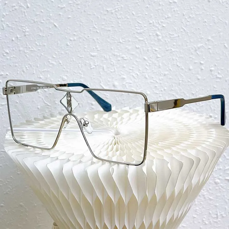 Mens Optical CYCLONE METAL Sunglasses Z1701U Clear Lens Silver Metal Frame Men Designer Fashion Glasses Size 58-16-140