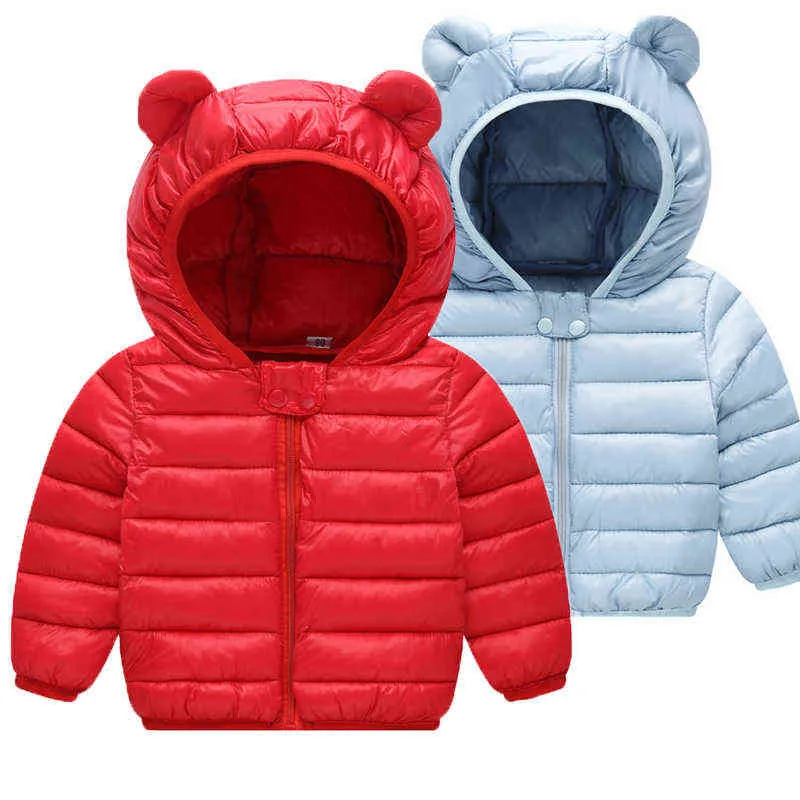 Baby Clothes Autumn And Winter Light Casual Warm Down Jackets For Boys And Girls Cotton Jackets For Boys Jackets For Girls J220718