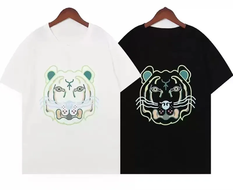 Męska koszulka projektant tshirt mężczyzna z krótkim rękawem damska koszulka z grafiką luxe tiger polo koszulki wojskowe kobieta moda t-shirty typu oversize damska topowa jakość topy M-XXL