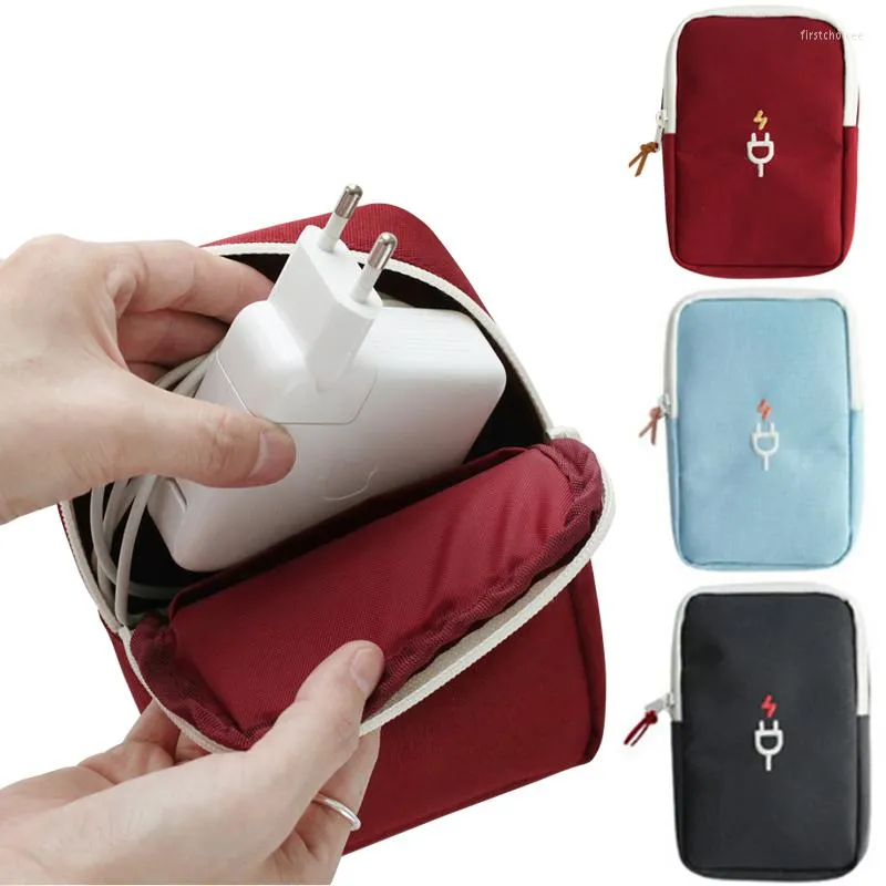 Bolsas de gadgets de gadgets de viagem Bolsa de gadgets portátil Acessórios eletrônicos de cabos digitais Carregando bolsa de estojo para USB Power BankStorage