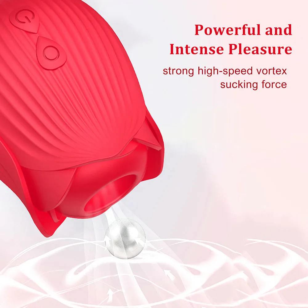 Rose Vibrator For Women - Anal And Clitoral Stimulator_voghion.com