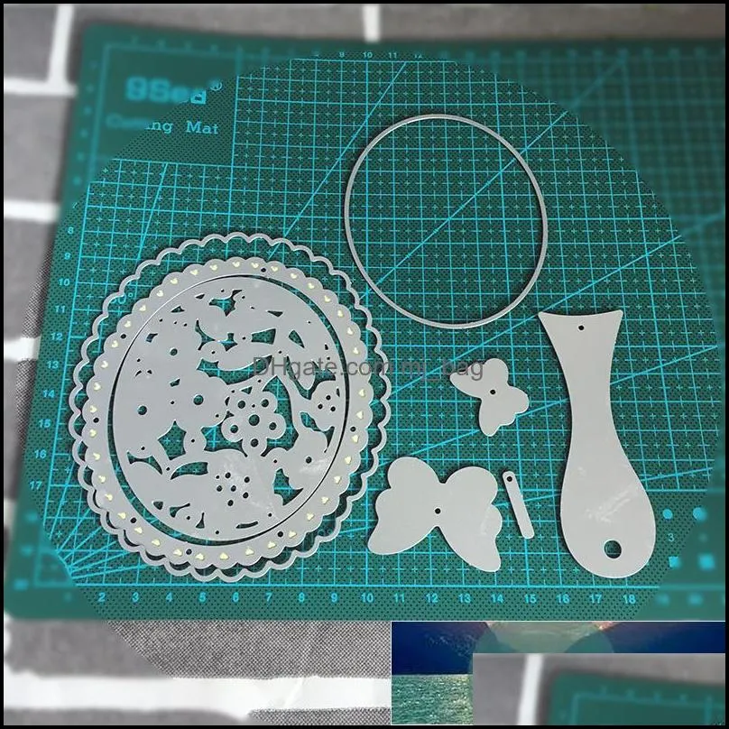 Hand Mirror Metal Cutting Dies Stencils for DIY Scrapbooking Stamp/photo album Decorative Embossing DIY Paper Cards