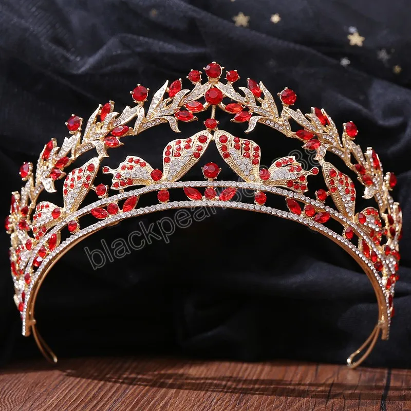 Luxe Prachtige Crystal Butterfly Tiaras Bruid Prinses Kronen Bruiloft Haar Sieraden Accessoires