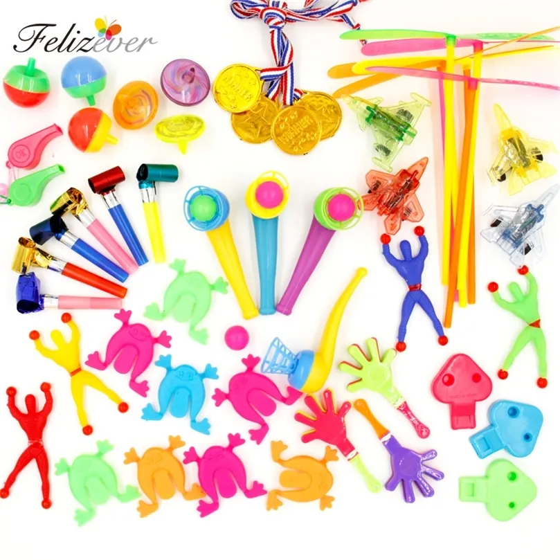 50 PCS Enfants Fête D'anniversaire Faveurs Pinata Filler Cadeau Jouets Goodie Sac Jouets Carnaval Prix Jouets De Fête pour Garçons Et Filles 220527