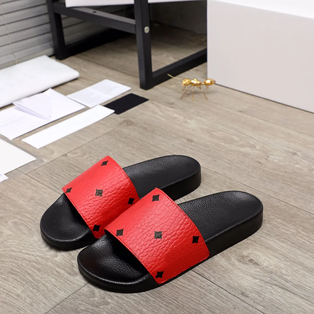 2023 Women Slippers Slide Men Print Rubber Womens Slides Visetos Cognac Mens Slipper From 29 88 DHgate