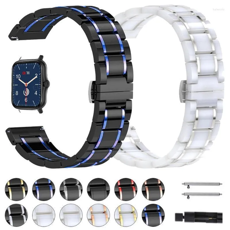 Watch Bands Watch Band için Colmi P8 Plus P9/P10/P12 Bant Seramikleri Değiştirilebilir Bilek Bantları V31 V23 Kayış Aksesuarları Kemer Hele22