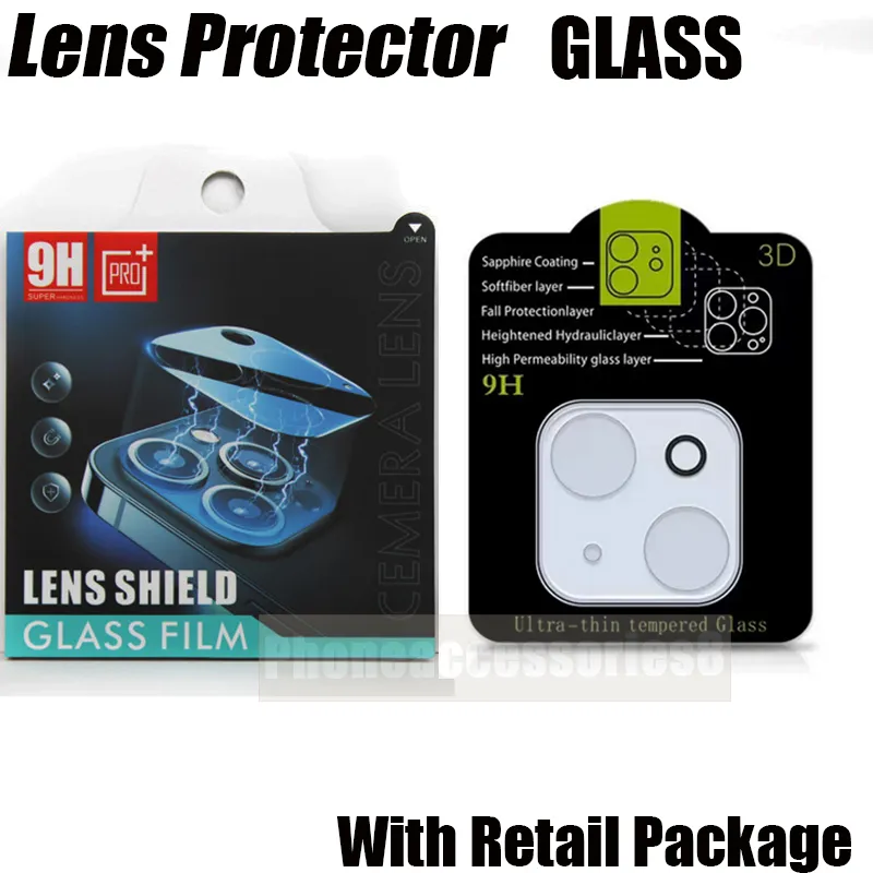 Telefoon Lensbeschermer voor iPhone 11 12 13 14 Pro Max Mini met Retail Box iPhone14 iPhone13 iPhone12 iPhone11 Lens Glas