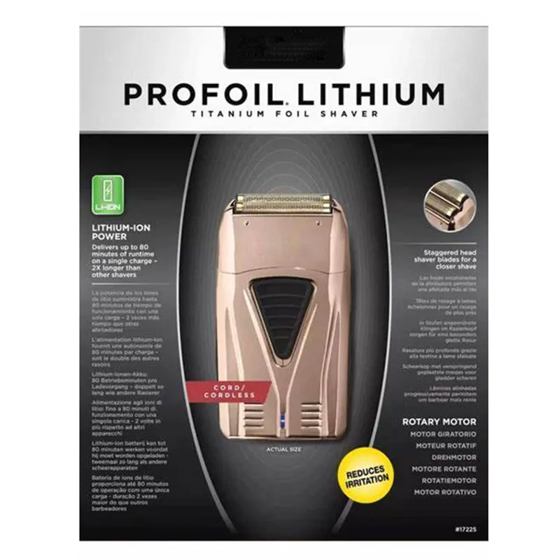 Professional Titanium Foil Pitbull Hair Shaver With Charging Ideal For
